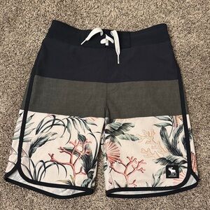 Abercrombie Kids Tropical Print Swim Shorts